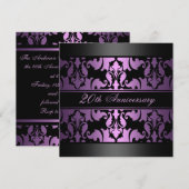 Faire-part de mariage anniversaire de mariage à mo (Devant / Derrière)