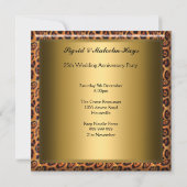 Faire-part de mariage / anniversaire de mariage Ar (Dos)