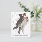 Faire-Part de Mariage Anniversaire pour un Couple  (Debout devant)