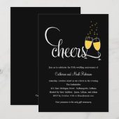 Faire-Part de Mariage Anniversaire Toast au Champa (Devant / Derrière)