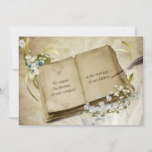 Faire-part de mariage antique (Devant)