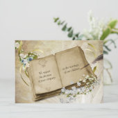 Faire-part de mariage antique (Debout devant)