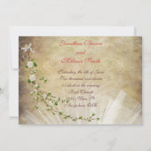 Faire-part de mariage antique (Dos)