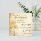 Faire-part de mariage antique de reproduction de (Debout devant)