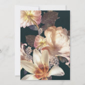 Faire-part de mariage antique Vintage d'Eucalyptus (Dos)