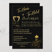 Faire-part de mariage après la réception de mariag (Devant / Derrière)