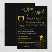 Faire-part de mariage après/réception de mariage (Devant / Derrière)