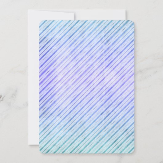 Faire-part de mariage aquarelle (Dos)