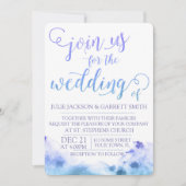Faire-part de mariage aquarelle (Devant)