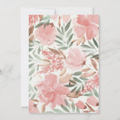 Faire-part de mariage aquarelle (Dos)