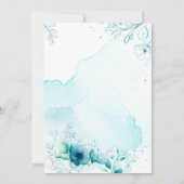Faire-part de mariage aquarelle (Dos)
