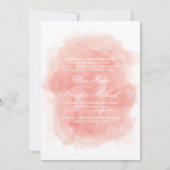 Faire-part de mariage aquarelle (Devant)