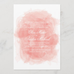 Faire-part de mariage aquarelle