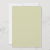 Faire-Part de Mariage Aquarelle Botanique Rustique (Dos)