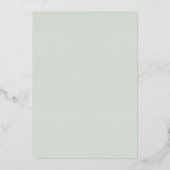 Faire-part de Mariage aquarelle forêt verte pour E (Verso)