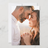 Faire-part de mariage aquarelle papillon monarque (Dos)