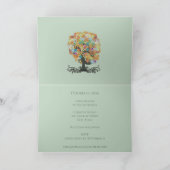 Faire-part de mariage - Arbre d'amour à fleurs mul (Intérieur)