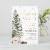 Faire-part de mariage Arbre de Noël (Debout devant)