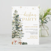 Faire-part de mariage Arbre de Noël (Debout devant)