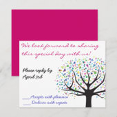 Faire-part de mariage Arbre de Vie Invitation Répo (Devant / Derrière)