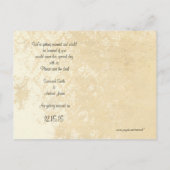 Faire-part de mariage Arbre Rouge Save The Date (Dos)