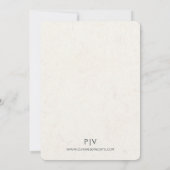 Faire-Part de Mariage Arbres Vintage (Dos)