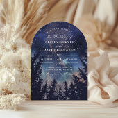 Faire-part de mariage Arche de Nuit Étoilée Célest