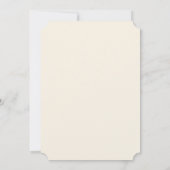 Faire-part de mariage Arche en feuilles d'or (Dos)