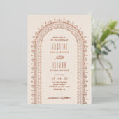 Faire-part de mariage Arche Ornate Foil - Ivoire (Debout devant)