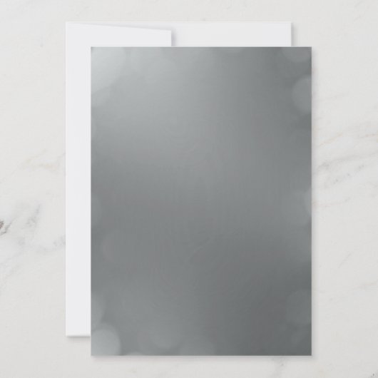 Faire-part de mariage | Argent (Dos)