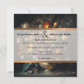 Faire-part de mariage Arrangement Floral de Printe (Dos)