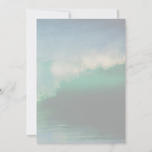 Faire-part de mariage Arrière - plan d'eau (Dos)