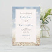 Faire-part de mariage Arrière - plan Parties scint (Debout devant)