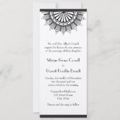 Faire-part de mariage Art déco (Devant)