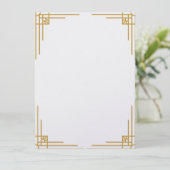 Faire-part de mariage Art Déco (Debout devant)