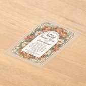 Faire-part de mariage Art nouveau (Poser)