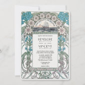 Faire-part de mariage Art nouveau (Devant)