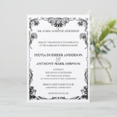 Faire-part de mariage Art nouveau (Debout devant)