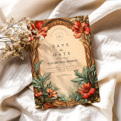 Faire-part de mariage Art nouveau de l'Arc Orné