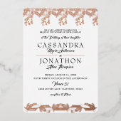 Faire-part de mariage - Art Nouveau & Poème 5 (Recto)