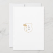 Faire-part de mariage Art Nouveau vintage (Dos)