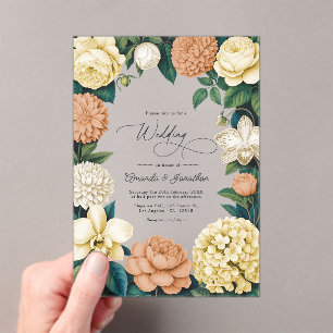 Faire-part de mariage au beurre, soie vanillée et