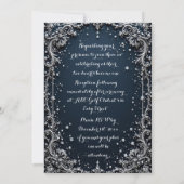 Faire-part de mariage au design élégant (Dos)