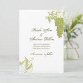 Faire-part de mariage au vignoble (Debout devant)