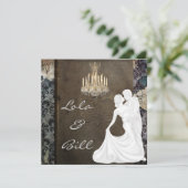 Faire-part de mariage AUTHENTIQUE DE L'ÉQUILIBRE W (Debout devant)