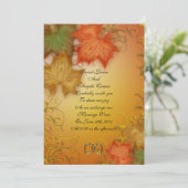 Faire-part de mariage automne (Debout devant)