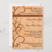 Faire-part de mariage automne/automne (Devant)