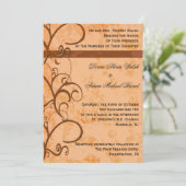 Faire-part de mariage automne/automne (Debout devant)