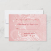 Faire-part de mariage aux colombes (Dos)