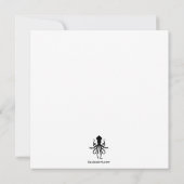 Faire-part de mariage aux cygnes blancs (Dos)